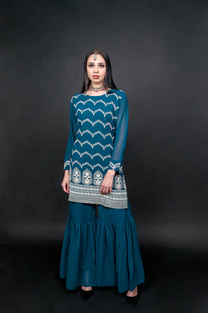 Discover 138+ fancy sharara dress best