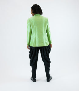 Silk Mint Green Modi Short Jacket