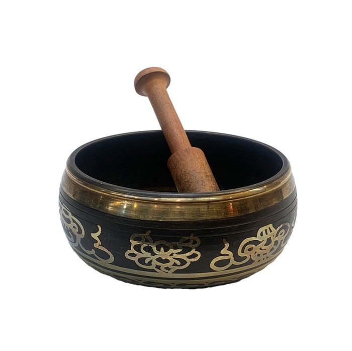 Hand Engraved Bronze Small Singing Bowl