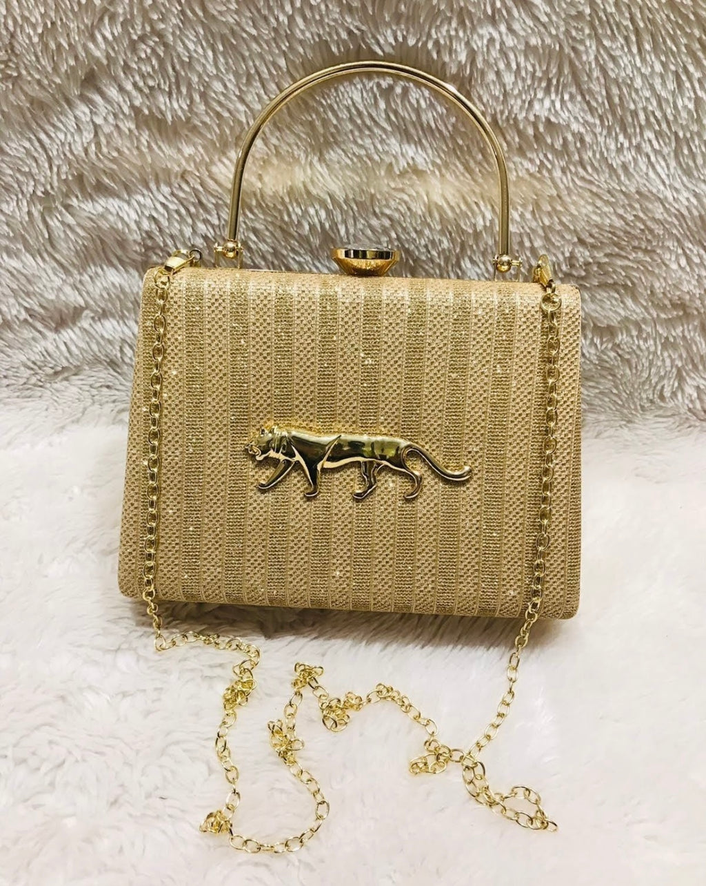 Sabyasachi clutch sling bag- Gold