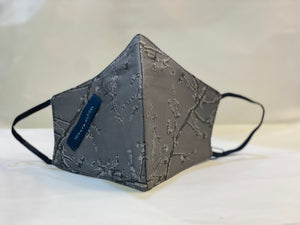 Unisex Designer Grey Printed Cloth Face Masks