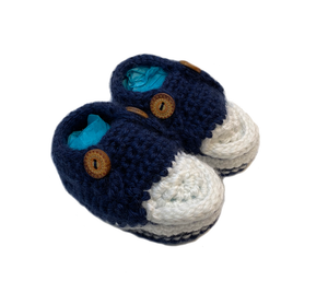 Handmade Crochet Converse Style Baby Booties