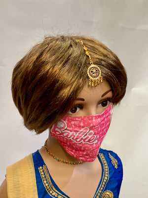 Kids Barbie Digital Printed Cloth Face Masks