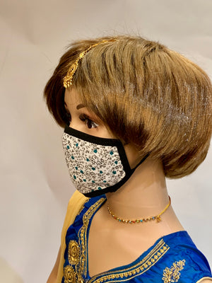 Kid's Cotton Unisex Floral Printed Cloth Face Masks